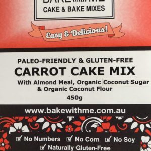Label Paleo Carrot Cake Mix - Bake With Me copy